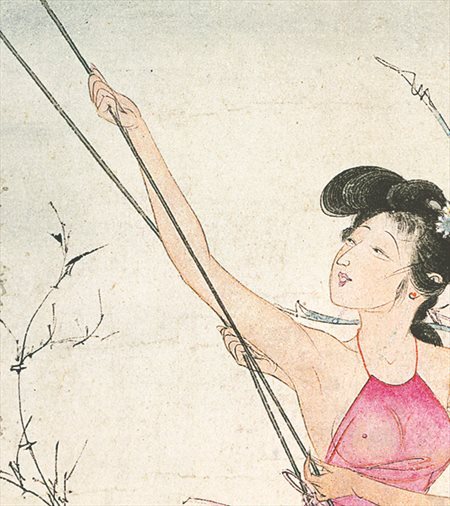 湖北省-胡也佛的仕女画和最知名的金瓶梅秘戏图